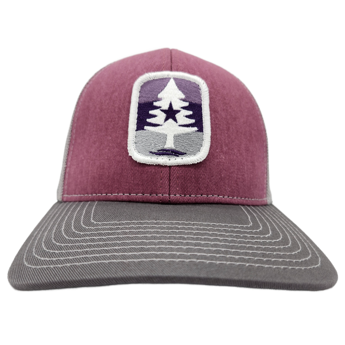 Mauve Stripe 7 Trucker Hat