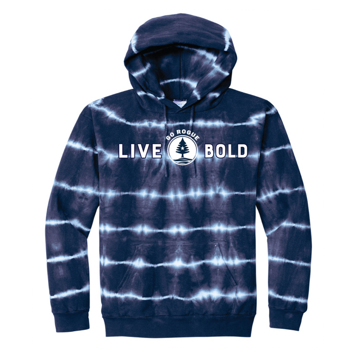 Live Bold Tie Dye Hoodie