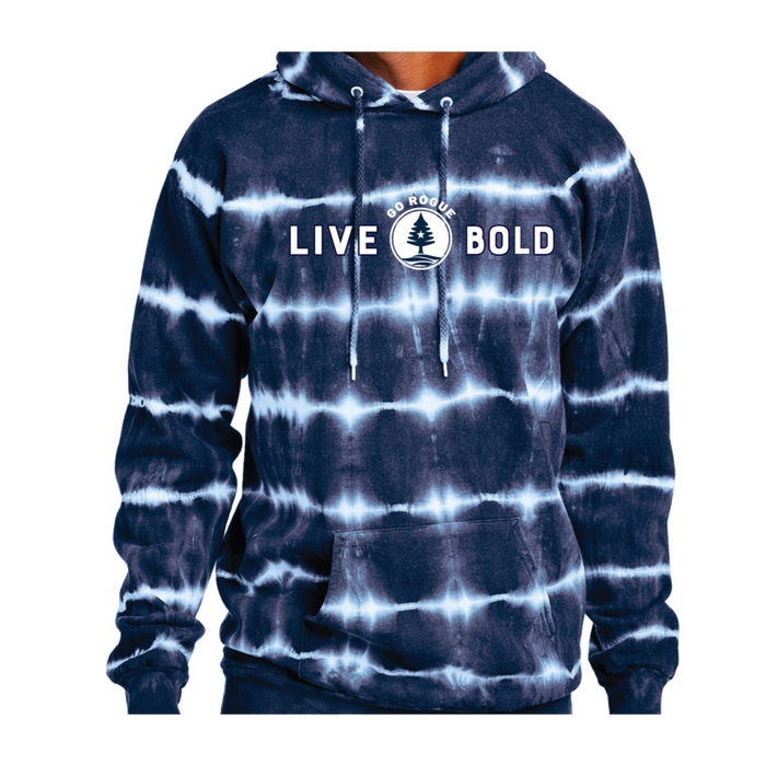 Live Bold Tie Dye Hoodie