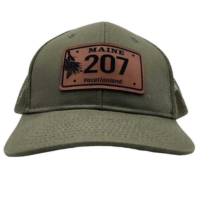 207 License Plate Trucker Hat