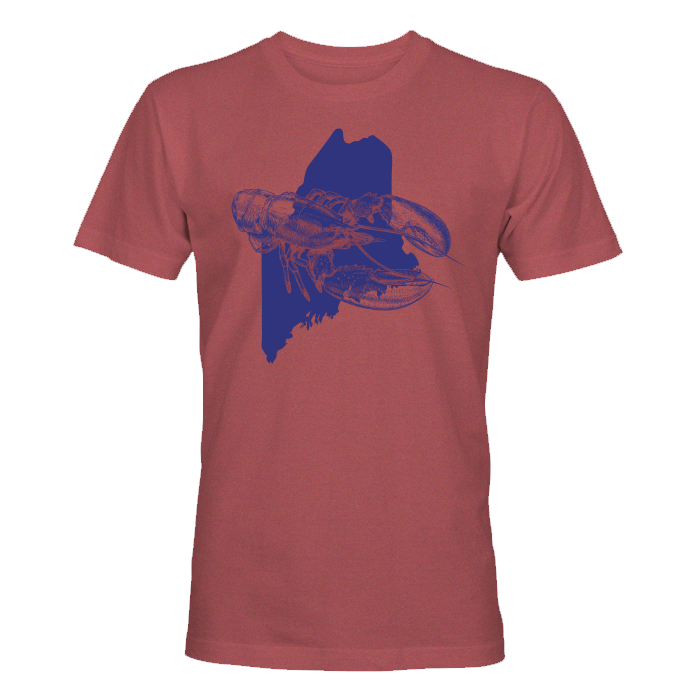 All Over Maine Lobster Sketch T-Shirt