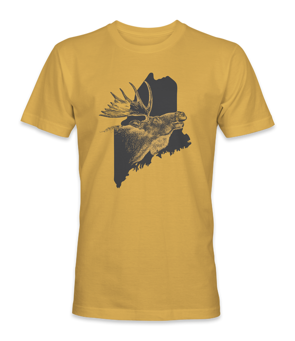 Maine Moose Sketch T-Shirt