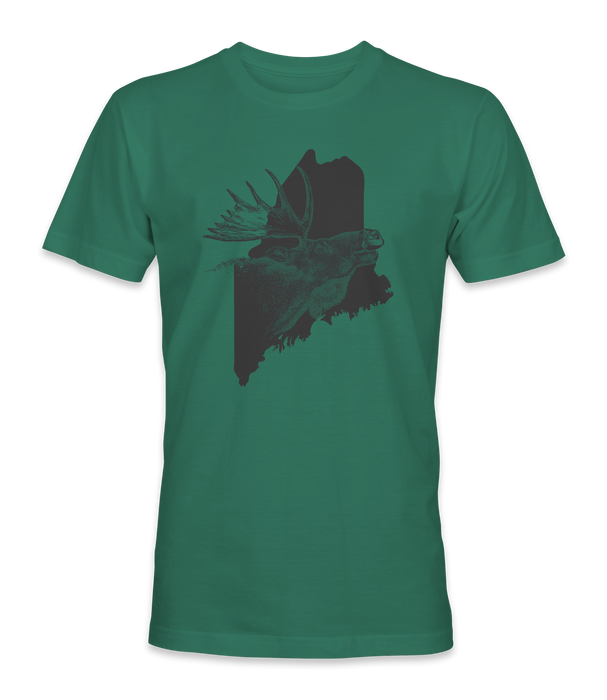 Maine Moose Sketch T-Shirt