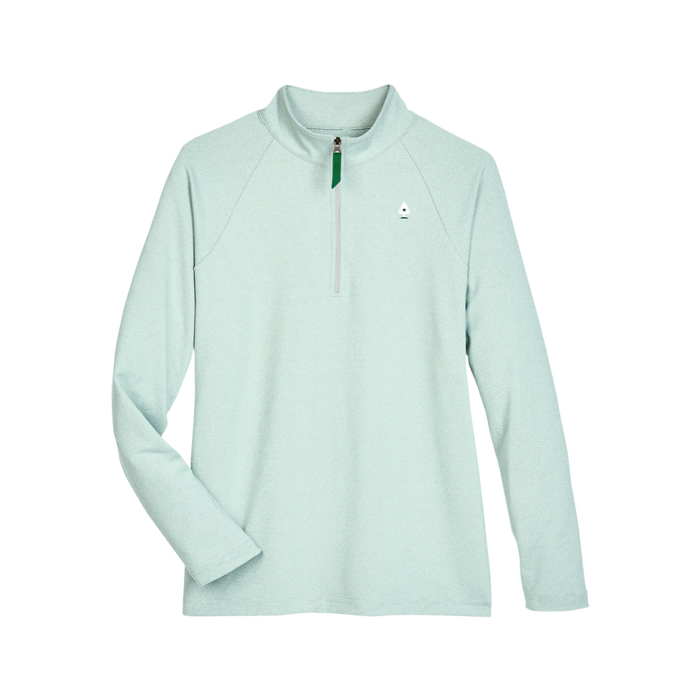 Women's UV Protection Micro-Stripe 1/4 Zip