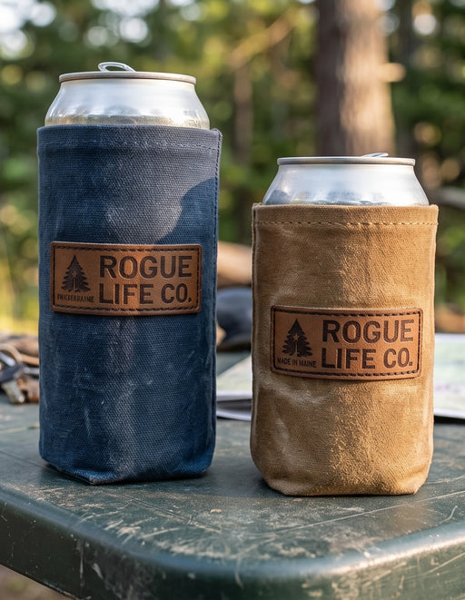 Handmade Waxed Cotton Koozie ROGUE LIFE Co. Koozie