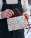 Maine Snowmobile Trail Wristlet ROGUE LIFE Co. Bag