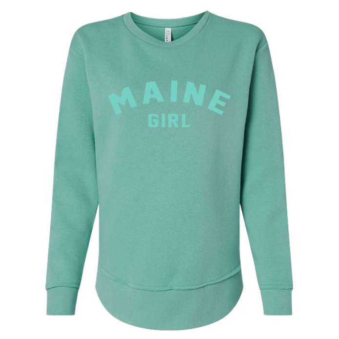 Adult Maine Girl Saltwater Crewneck