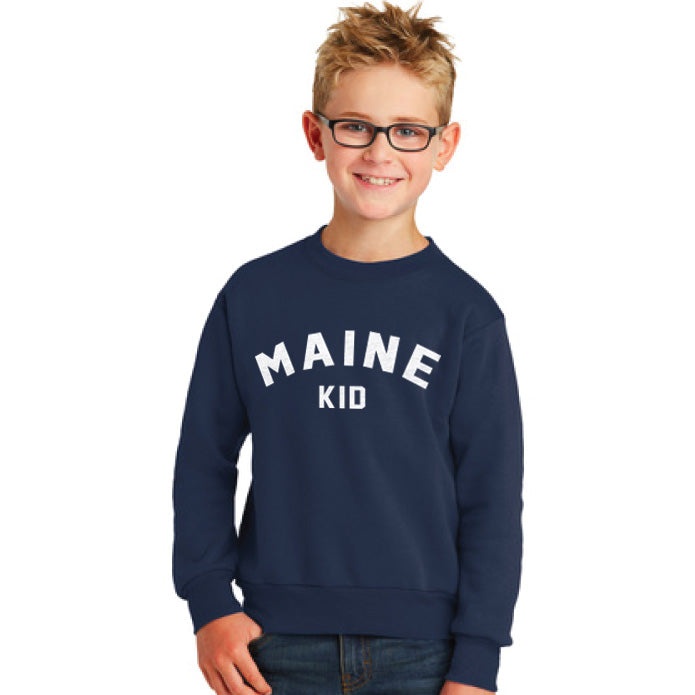 Youth Maine Kid Crewneck