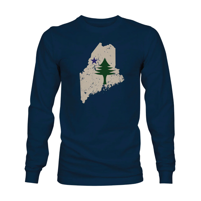 Maine State Long Sleeve