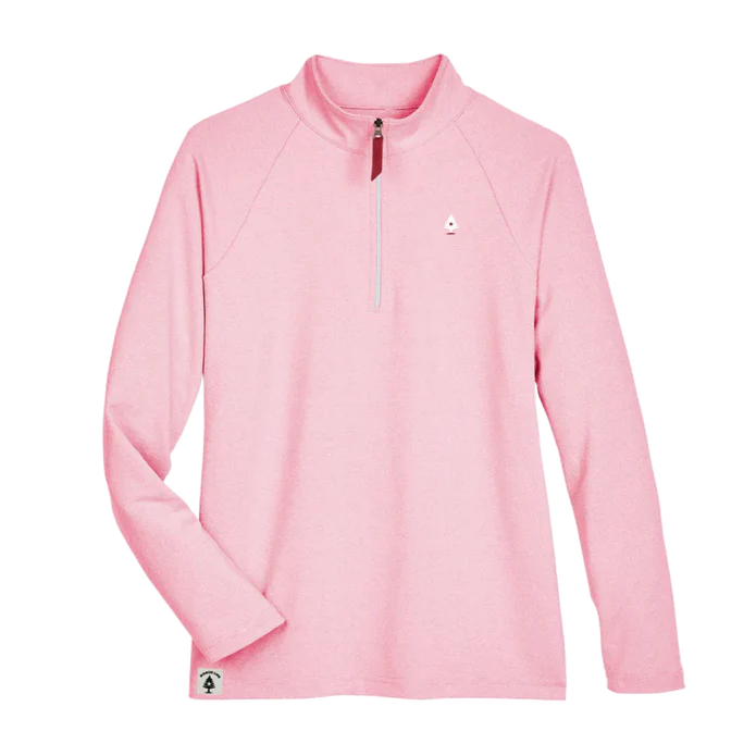 UV Protection Micro-Stripe 1/4 Zip Pullover