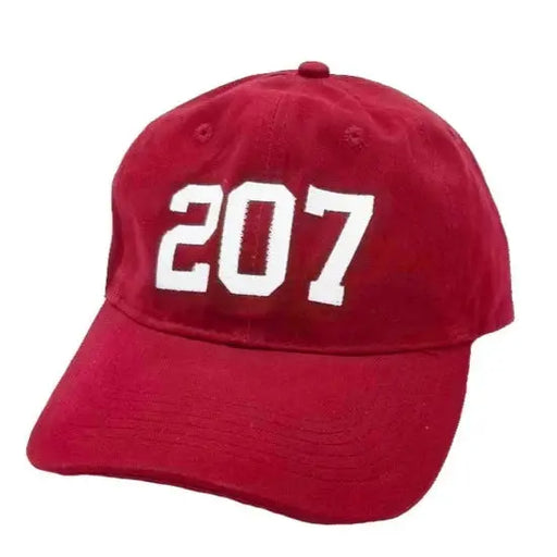 207 Area Code Hat SHOP ROGUE WEAR Hats Red