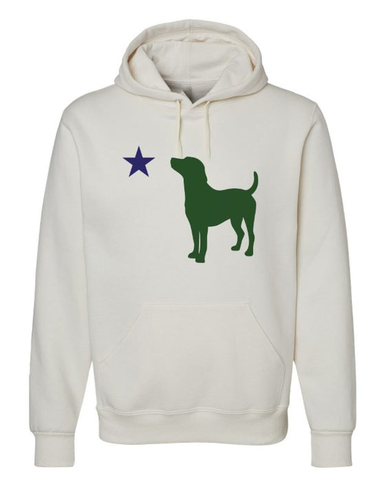 The "Pine Tree Pup" Maine Dog Flag Hoodie