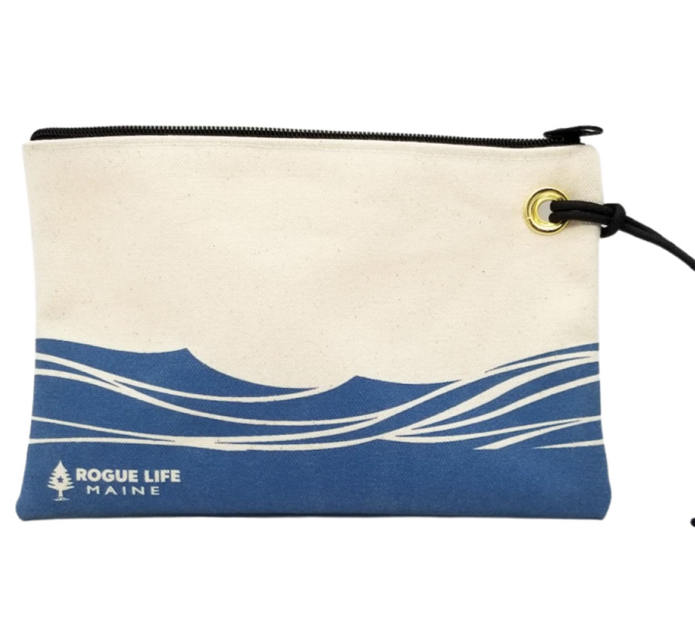 Taste the Seas Zipper Pouch Wristlet