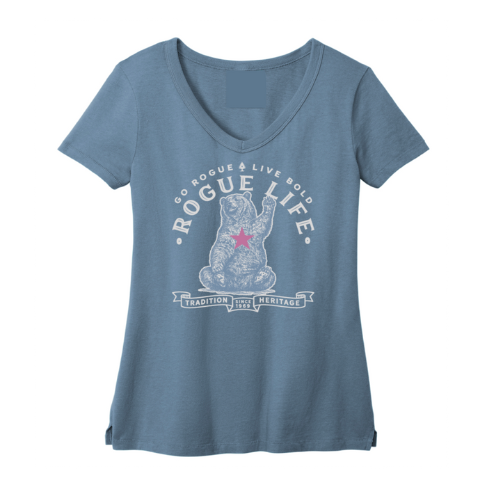 Vintage Bear V-Neck T-Shirt