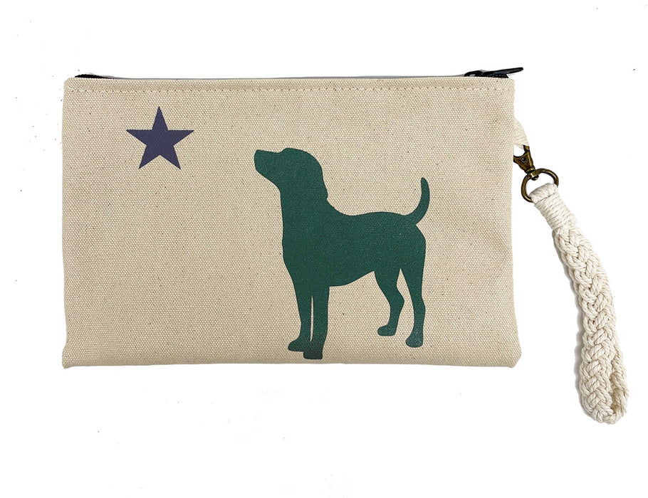 Maine Dog Flag Wristlet