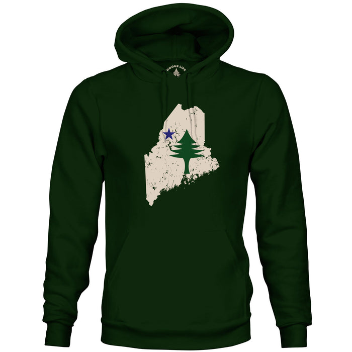 Maine State Flag Hoodie