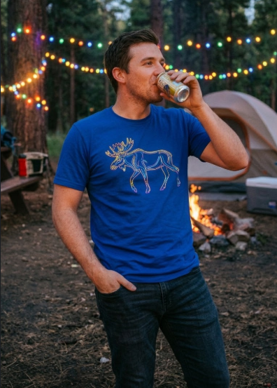 Electric Moose T-Shirt ROGUE LIFE Co. T-Shirt