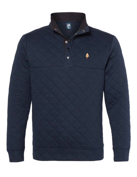 Quilted Snap Pullover