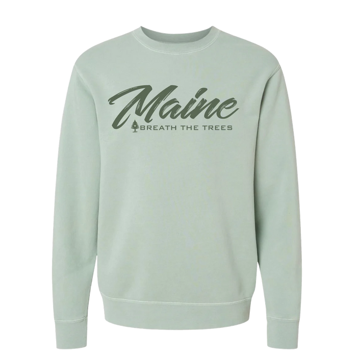 ME 'Breathe The Trees' Embroidered Crewneck