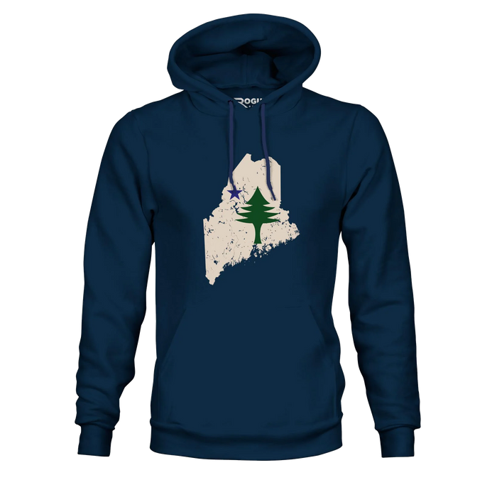 Maine State Flag Hoodie