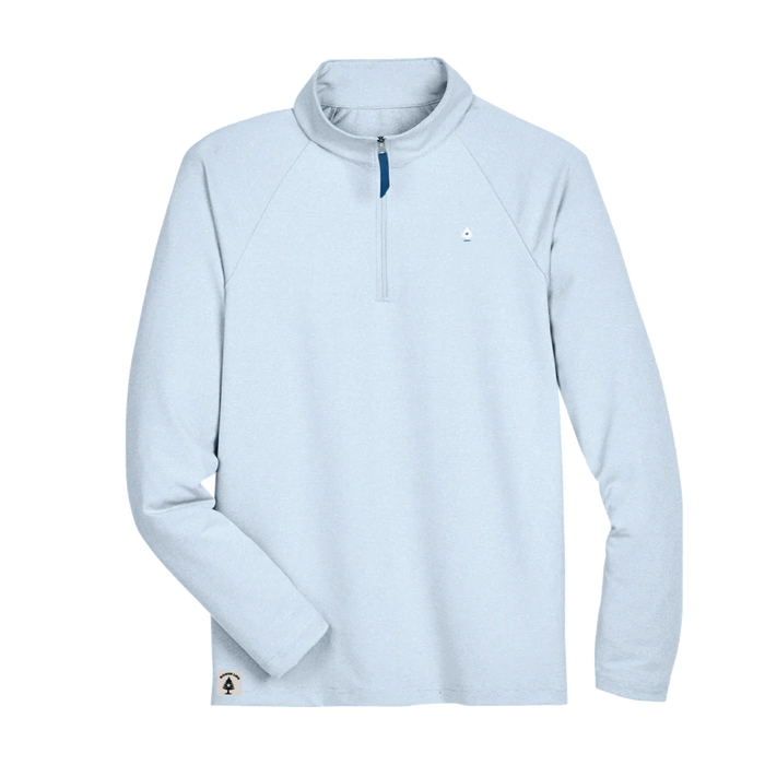 UV Protection Micro-Stripe 1/4 Zip Pullover