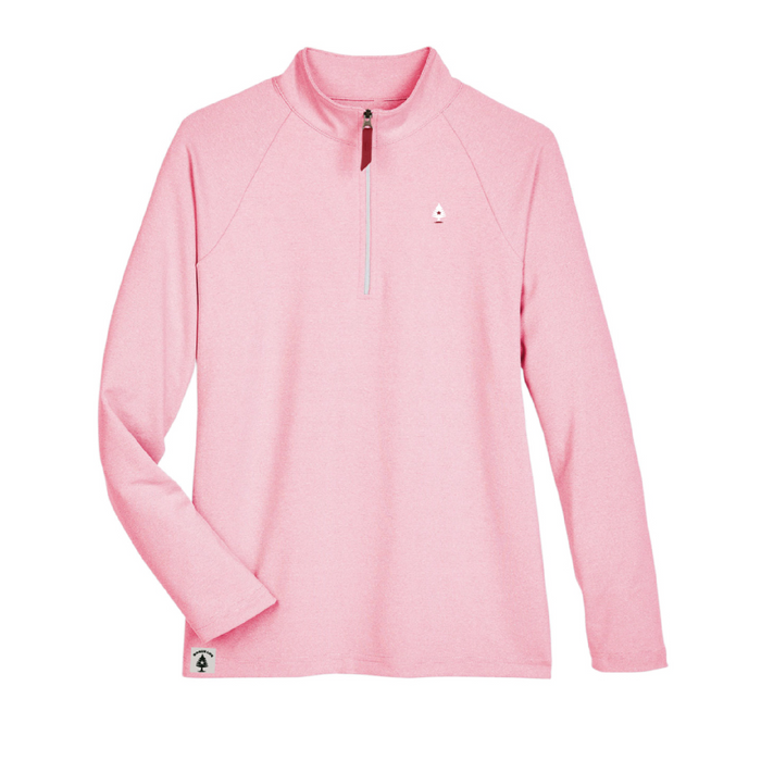 Women's UV Protection Micro-Stripe 1/4 Zip