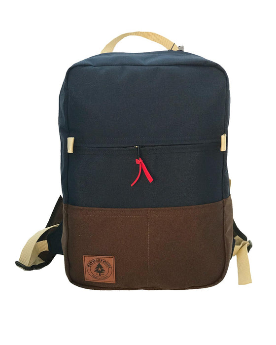 Benny Backpack 15L - Navy Dark Brown